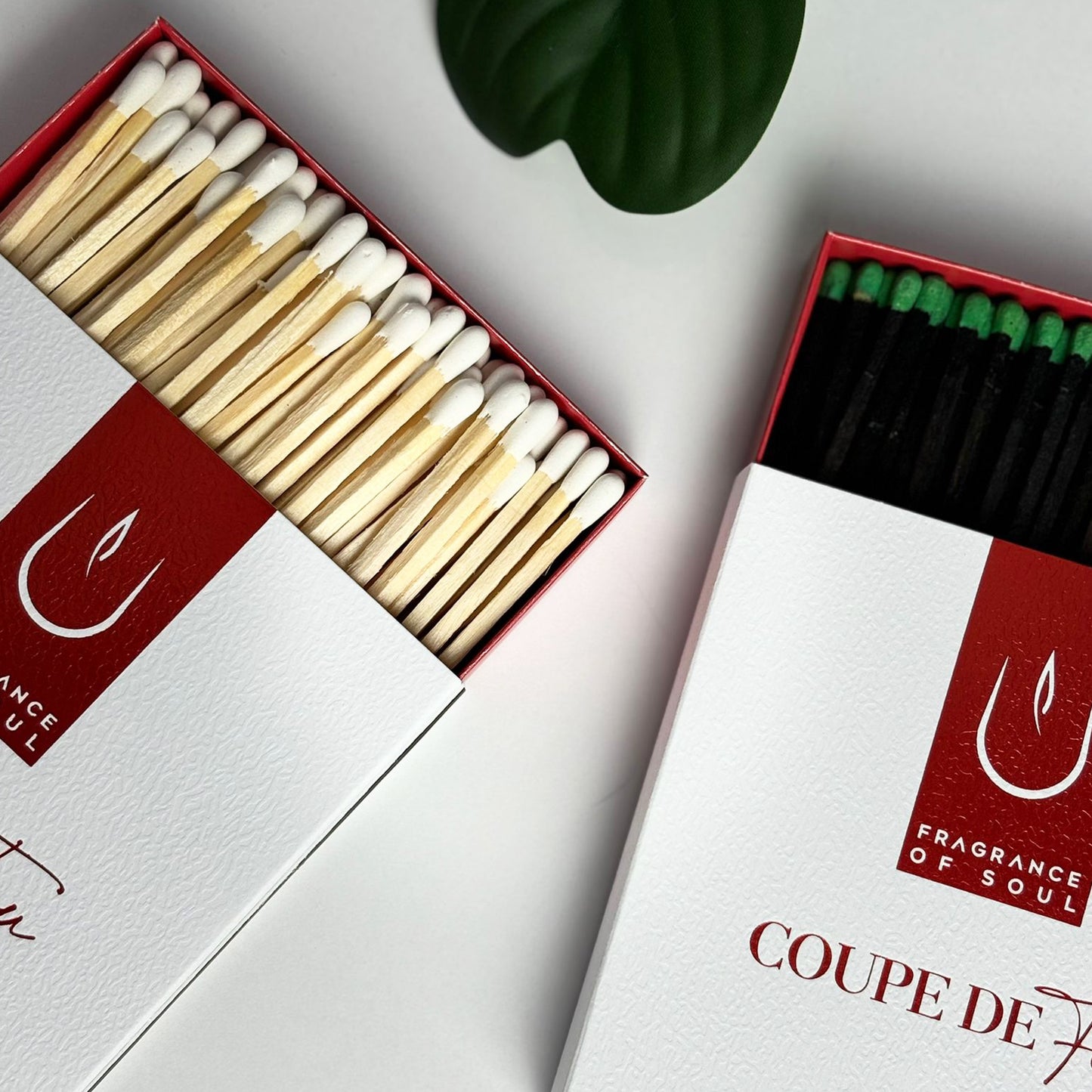 Coupe De Feu Uzun Beyaz Uçlu Kibrit Kutusu