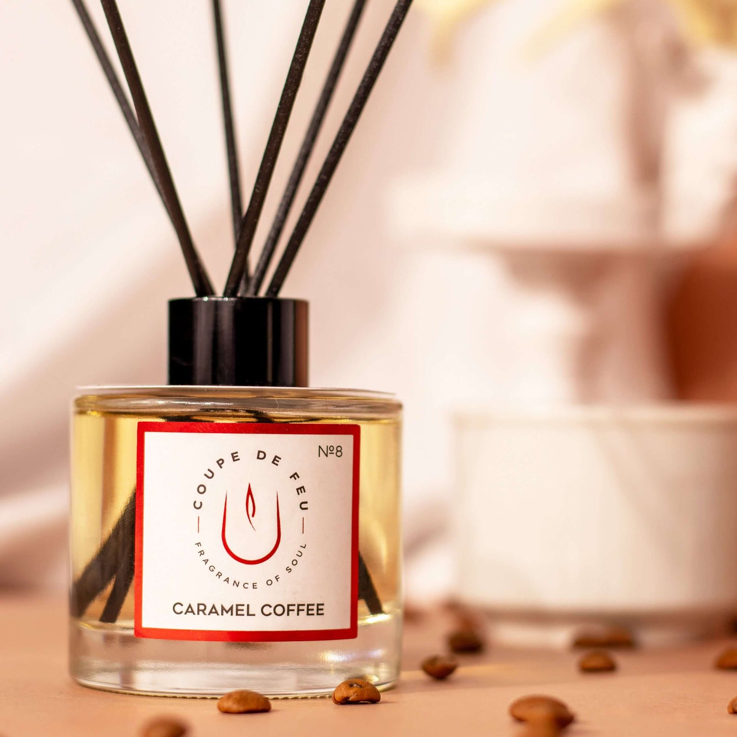 No.8 Caramel Coffee Çubuklu Oda Kokusu