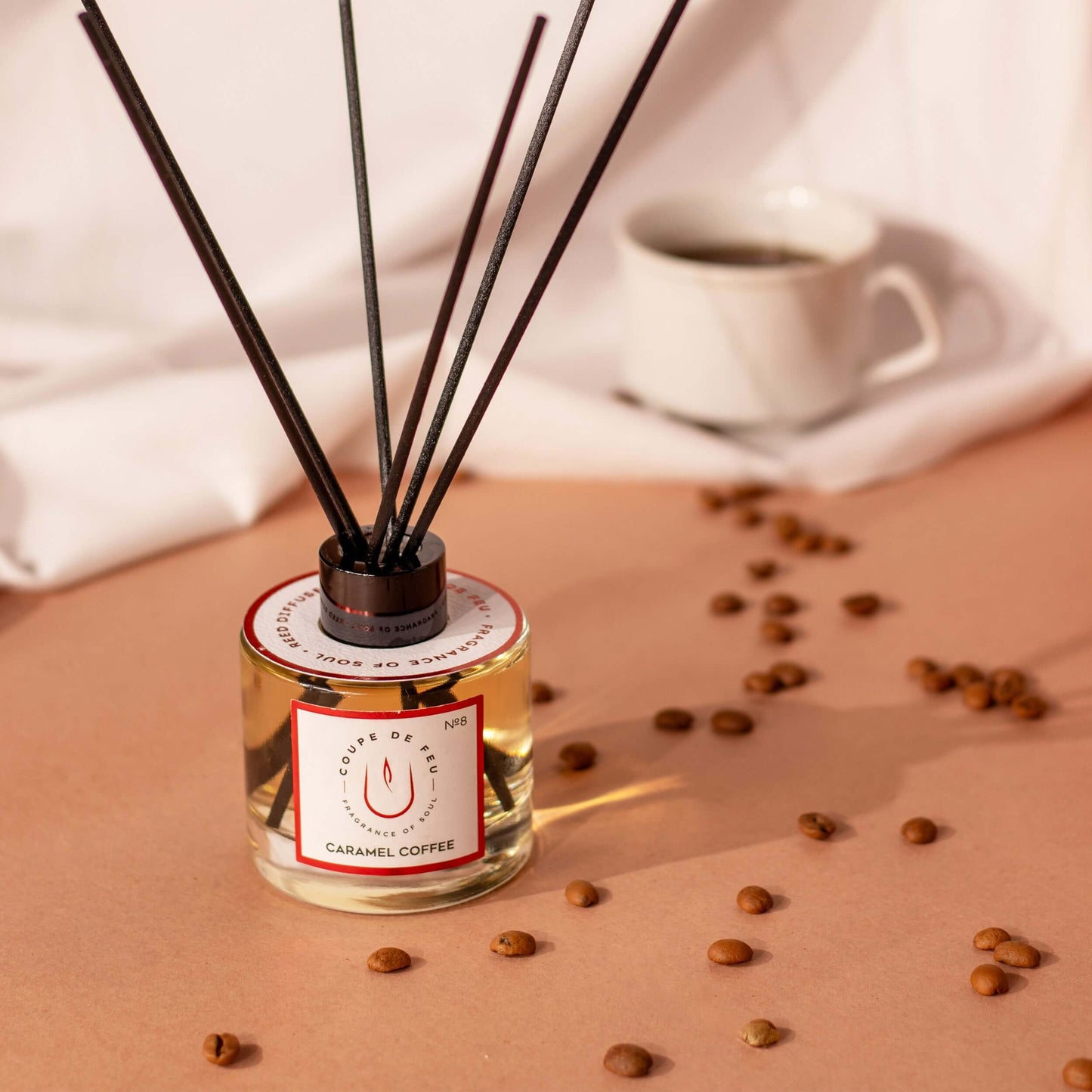 No.8 Caramel Coffee Çubuklu Oda Kokusu