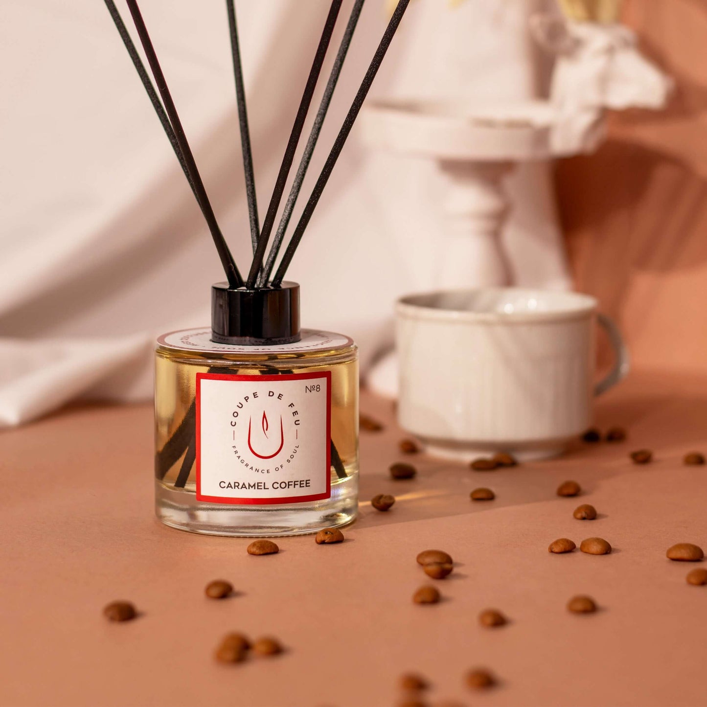 No.8 Caramel Coffee Çubuklu Oda Kokusu